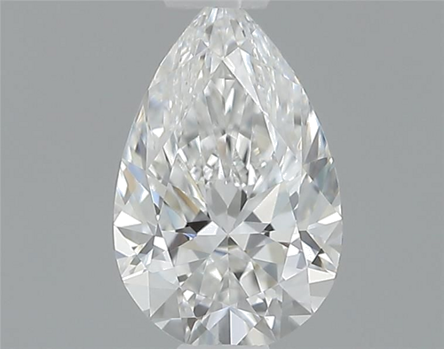 0.36 carat F-VVS2 Natūralus Pear Deimantas (1)