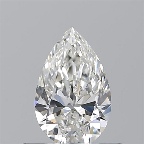 0.54 carat G-VVS2 Natūralus Pear Deimantas (1)