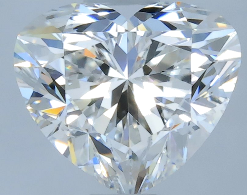0.7 carat E-VS2 Natūralus Heart Deimantas (1)