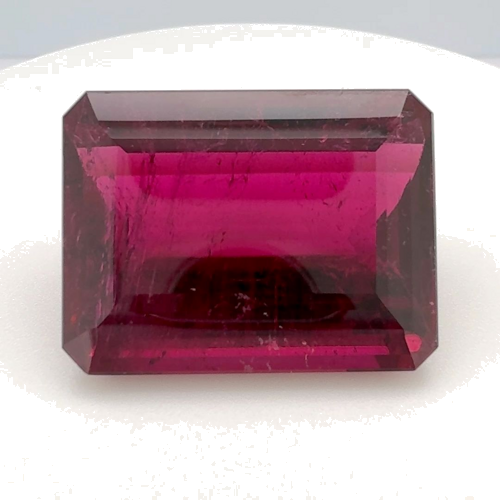 26.12 carat PINK STEP cut Octagonal Tourmaline (1)