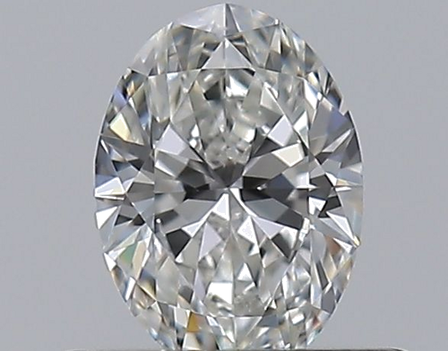 0.4 carat F-VVS1 Natūralus Oval Deimantas (1)