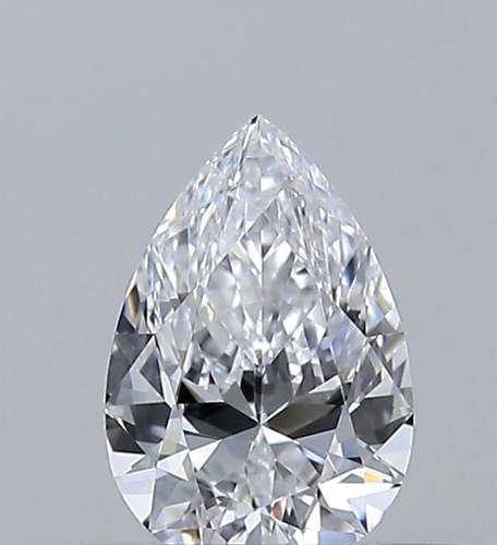 0.3 carat D-VS1 Natūralus Pear Deimantas (1)