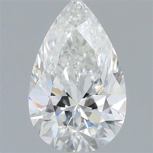 0.5 carat G-SI2 Natūralus Pear Deimantas (1)