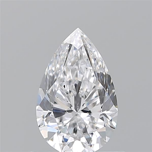 0.8 carat D-SI1 Natūralus Pear Deimantas (1)