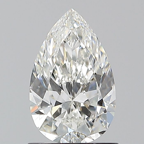 1.0 carat H-VS1 Natūralus Pear Deimantas (1)