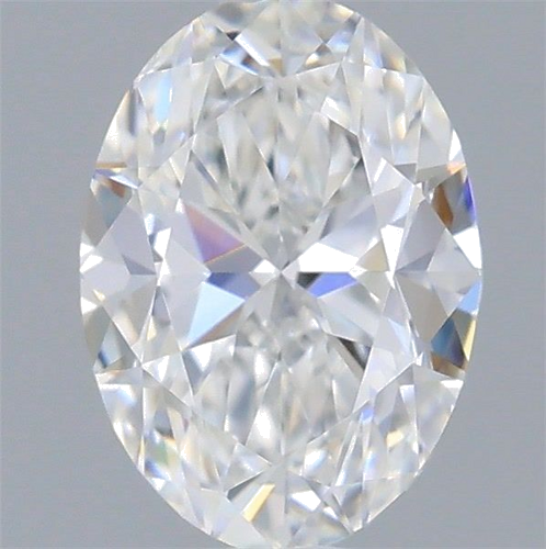 0.37 carat F-VS2 Natūralus Oval Deimantas (1)