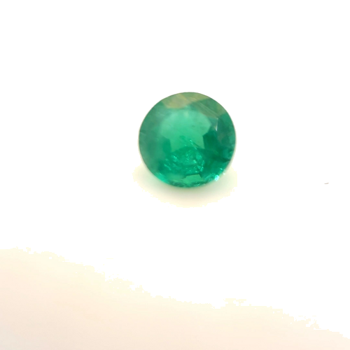 0.58 carat GREEN Round Smaragdas (1)