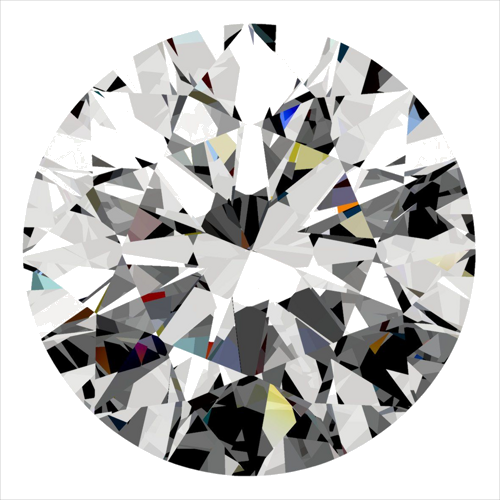 0.33 carat H-VS2 Excellent cut Natūralus Round Deimantas (1)