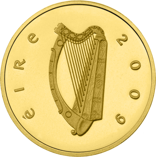 20 euro Irish banknote 2009 Ireland gold coin (2)