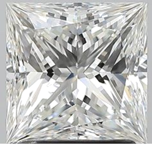 1.7 carat G-VS1 Natūralus Princess Deimantas (1)