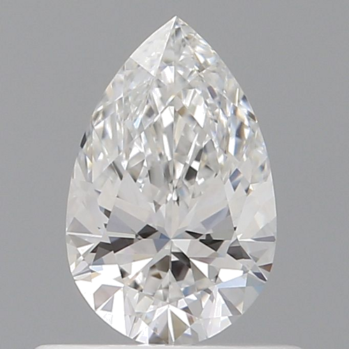 0.5 carat E-VVS2 Natūralus Pear Deimantas (1)