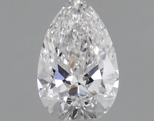 0.32 carat D-VVS1 Natūralus Pear Deimantas (1)