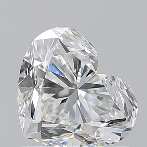 1.01 carat F-VVS1 Natūralus Heart Deimantas (1)