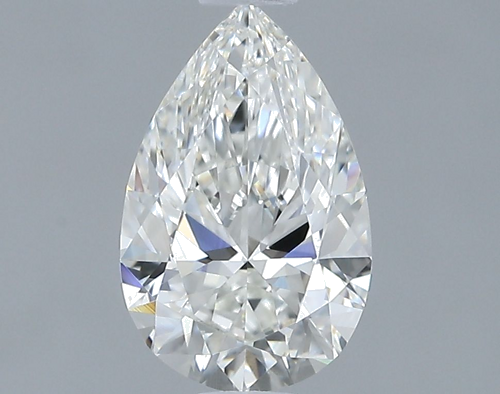 1.0 carat G-IF Natūralus Pear Deimantas (1)