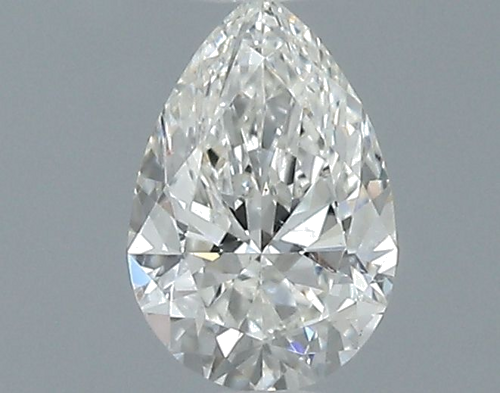 0.36 carat H-SI1 Natūralus Pear Deimantas (1)