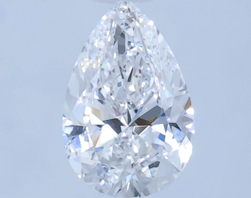 0.5 carat D-VS1 Natūralus Pear Deimantas (1)
