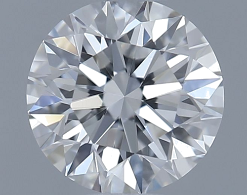 0.5 carat F-VVS1 Excellent cut Natūralus Round Deimantas (1)