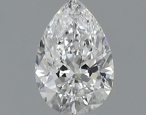 0.34 carat E-VVS1 Natūralus Pear Deimantas (1)