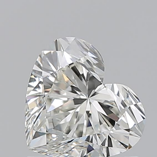 1.01 carat I-VVS2 Natūralus Heart Deimantas (1)