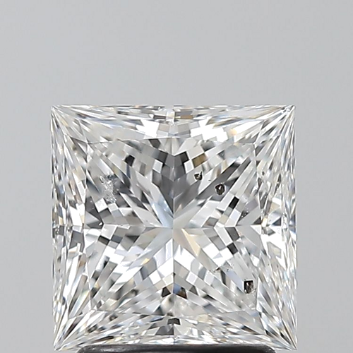 2.05 carat E-SI2 Natūralus Princess Deimantas (1)