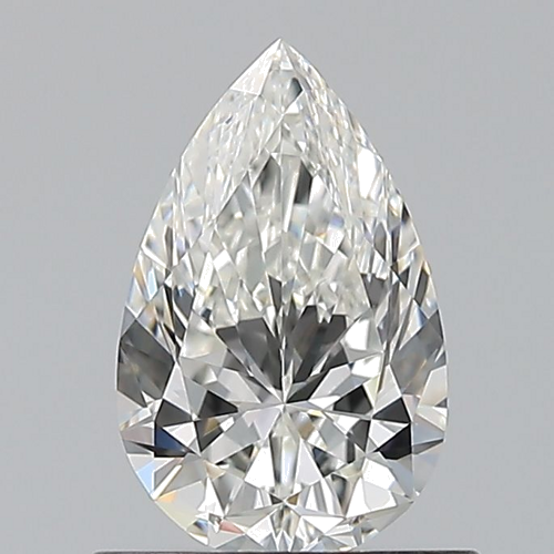 0.72 carat H-VVS1 Natūralus Pear Deimantas (1)