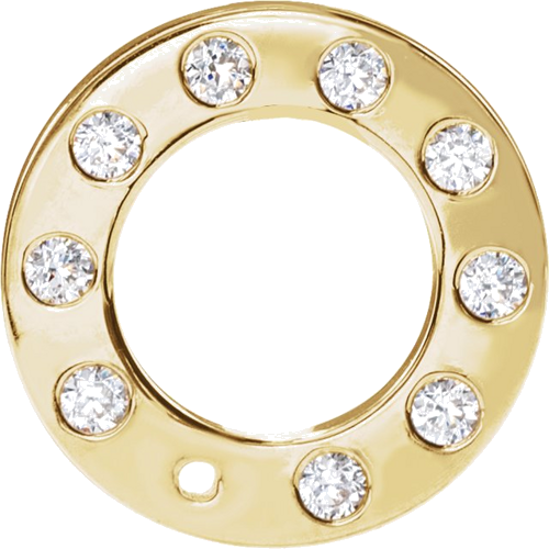 Pakabukas „Family Loop“ 585 Geltonojo Aukso Round 1.5mm (1)