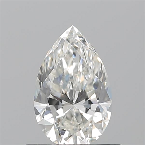 0.7 carat G-VVS2 Natūralus Pear Deimantas (1)