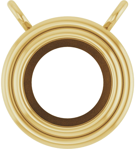 Pakabukas „Round Bezel-Set“ 585 Geltonojo Aukso Round 5mm (1)