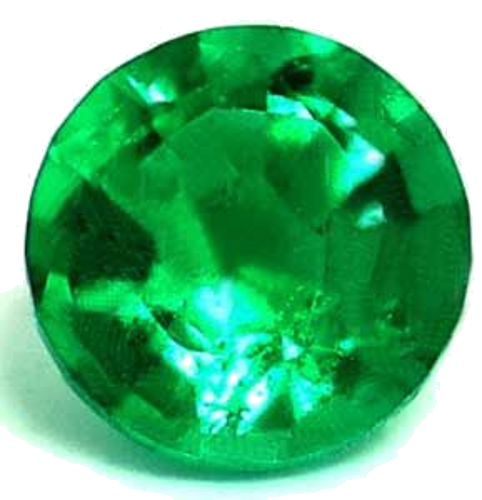 0.44 carat GREEN Round Smaragdas (1)