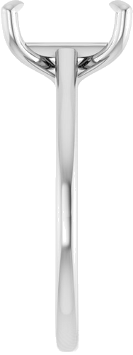 Sužadėtuvių Žiedas „Solitaire“ 585 Baltojo Aukso Emerald 9mm x 7mm (4)