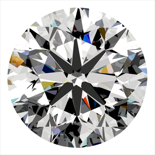0.3 carat G-SI1 Very Good cut Natūralus Round Deimantas (1)