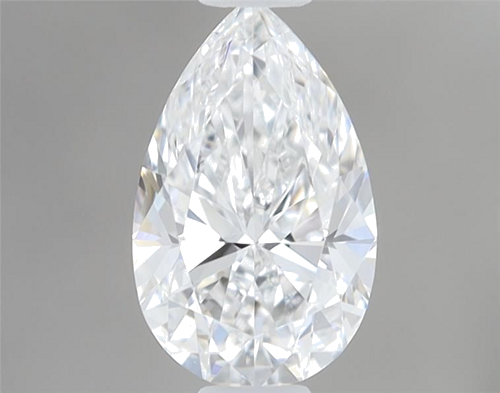 0.45 carat D-VVS2 Natūralus Pear Deimantas (1)