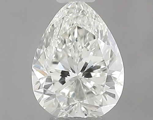 0.46 carat I-VS2 Natūralus Pear Deimantas (1)