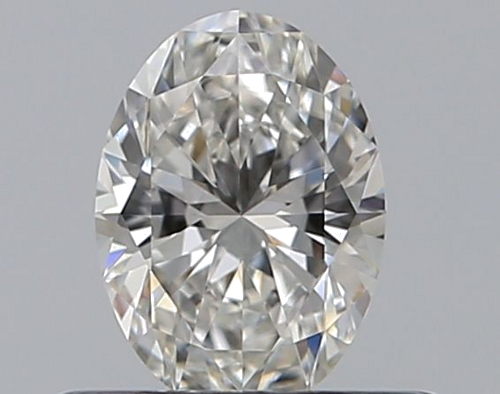 0.38 carat F-VVS2 Natūralus Oval Deimantas (1)