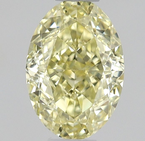 0.54 carat Fancy Yellow-IF Natūralus Oval Deimantas (1)