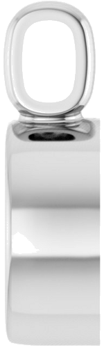 Sterling Silver 5 mm Round Bezel-Set Pendant Mounting (3)