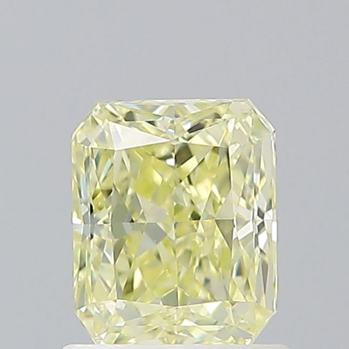 1.01 carat Fancy Yellow-VS1 Natūralus Radiant Deimantas (1)
