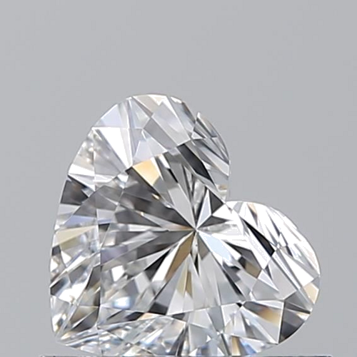 0.58 carat D-VS2 Natūralus Heart Deimantas (1)