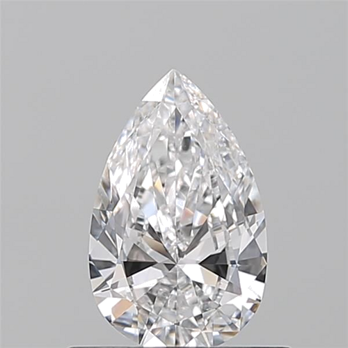 0.5 carat D-VVS2 Natūralus Pear Deimantas (1)