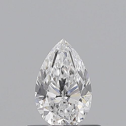 0.5 carat D-VVS1 Natūralus Pear Deimantas (1)