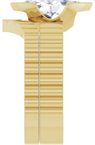 Sužadėtuvių Žiedas „Half-Bezel Solitaire“ 14k yellow gold Marquise 12mm x 6mm (9)