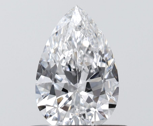 0.51 carat D-VVS1 Natūralus Pear Deimantas (1)