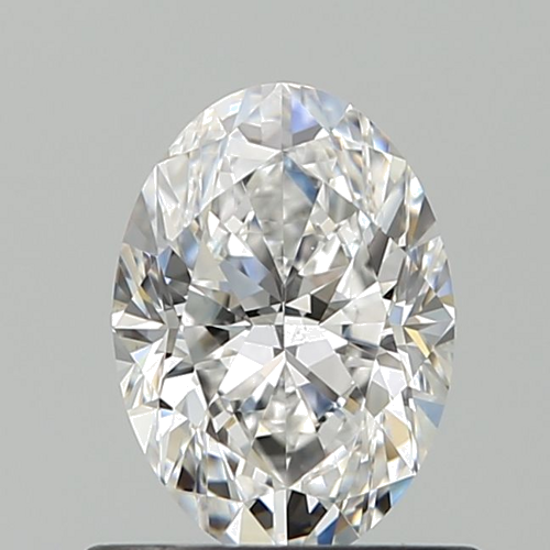 0.71 carat D-VS2 Natūralus Oval Deimantas (1)