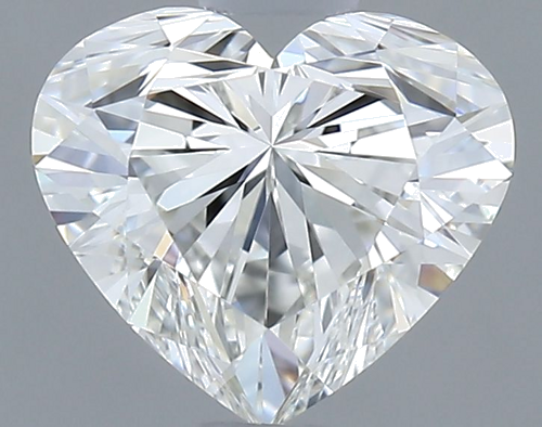 0.71 carat I-VVS1 Natūralus Heart Deimantas (1)