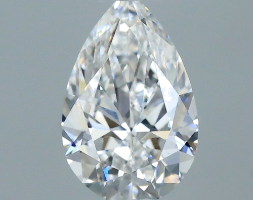 0.3 carat D-VVS1 Natūralus Pear Deimantas (1)