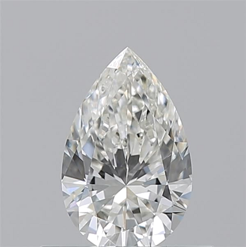 0.5 carat I-VVS2 Natūralus Pear Deimantas (1)