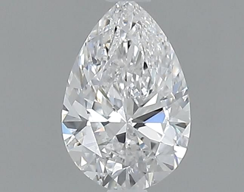 0.4 carat D-VS1 Natūralus Pear Deimantas (1)