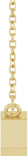 Pakabukas „Solitaire“ 14k yellow gold Emerald 7mm x 5mm (3)