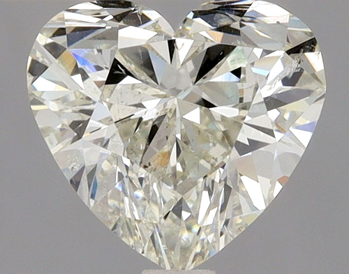 1.5 carat K-SI2 Natūralus Heart Deimantas (1)