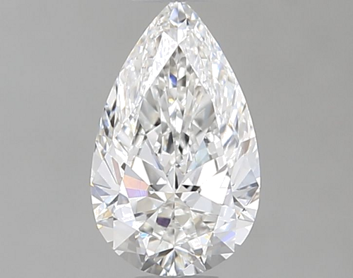 0.52 carat F-VVS2 Natūralus Pear Deimantas (1)